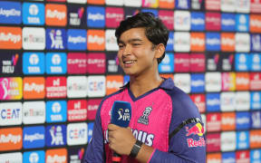 Vaibhav Suryavanshi speaks after the Rajasthan Royals beat Gujarat Titans during match 47 of the Indian Premier League at Jaipur, 28 April, 2025.