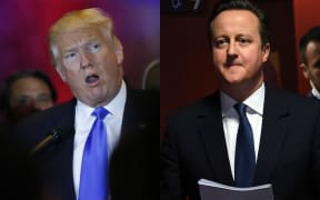 Donald Trump and David Cameron.