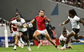 Manuel Cardoso Pinto of Portugal in action against Fiji. 2023 World Cup.
