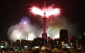Auckland Sky Tower New Year 2016