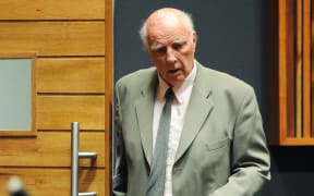 Australian-born former tennis Grand Slam champion Bob Hewitt at court in Johannesburg.