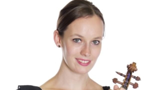 Violin player Monique Lapins.