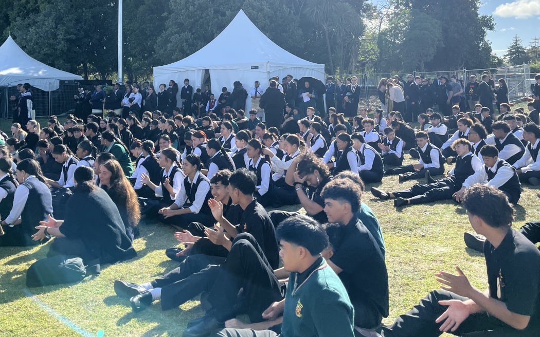 Flag raising and powhiri at ASB Polyfest's 50th anniversary