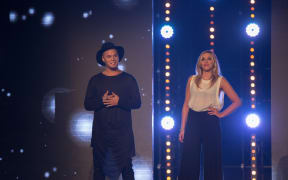 Stan Walker and Melanie Blatt
