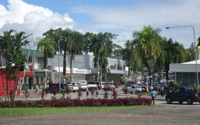 Lae city, Papua New Guinea.