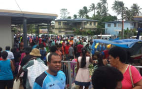 Hundreds remain in evacuation centres in Fiji.