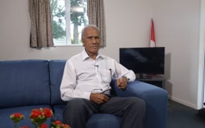 'Akilisi Pohiva the Prime Minister of Tonga