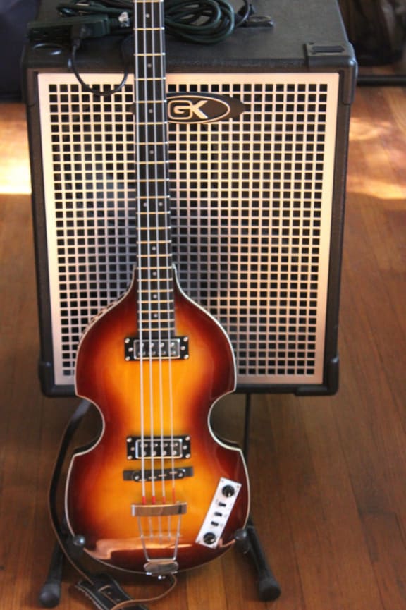 A Höfner Bass similar to Paul McCartney's
