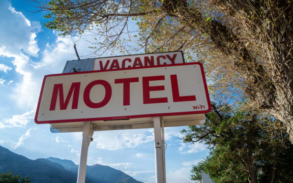 Motel generic sign United States