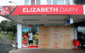 Elizabeth Dairy in Belmont was ram raided about 1am on Monday.
