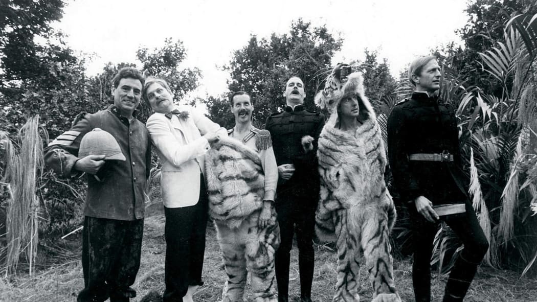 Terry Jones, Terry Gilliam, Michael Palin, John Cleese, Eric Idle and Graham Chapman are Monty Python