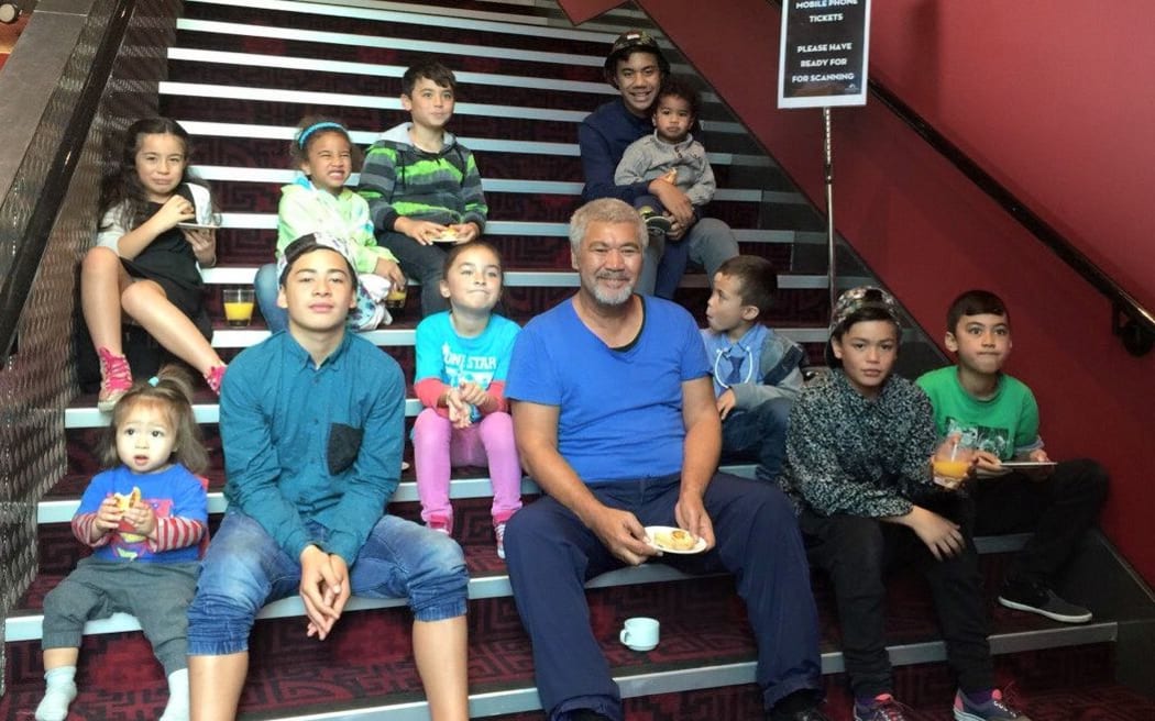 Rawiri Paratene will 11 of his 15 grandchildren.