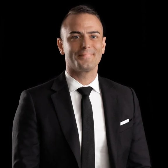 Auckland real estate salesperson Diego Traglia.