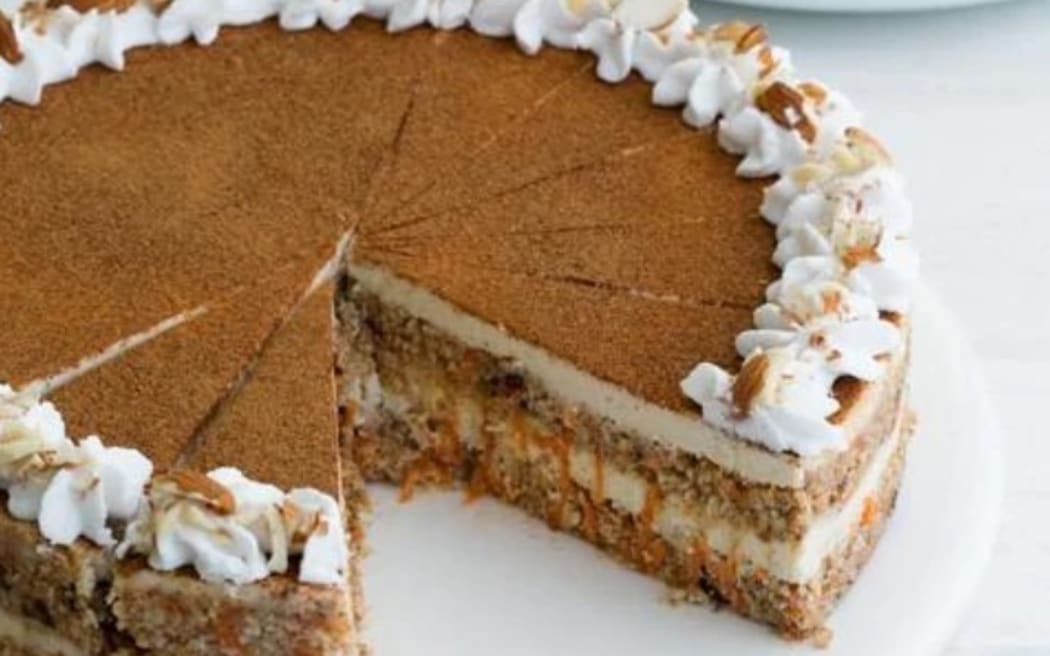 Little Bird's carrot cake uses "a bright lemony cashew almond whip" in place of cream cheese.