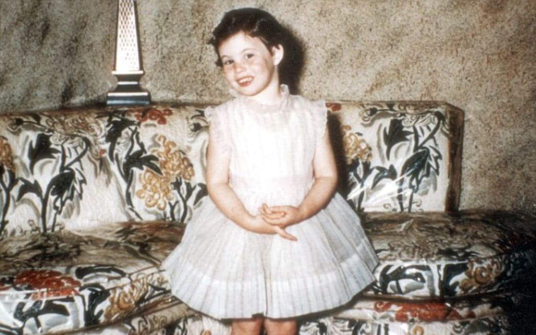 Ruby Wax as a four year old in Chicago.