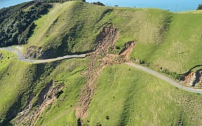 Aerial photos taken in August last year show damage from the flooding.