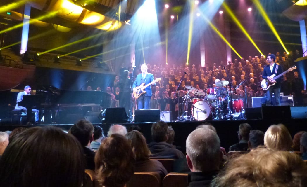 Dave Dobbyn on Saturday night.