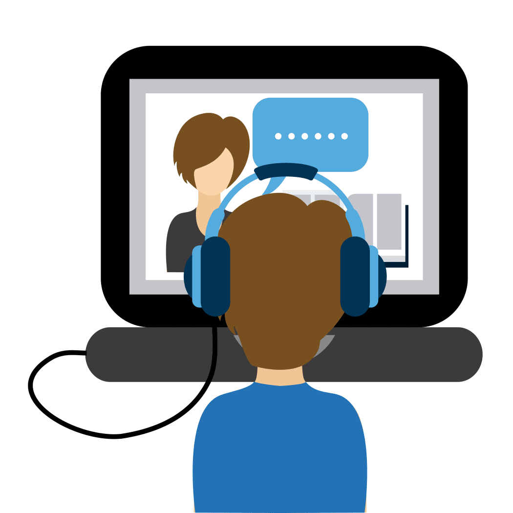e-learning concept design, vector illustration eps10 graphic