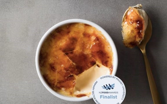 Deer milk crème brûlée