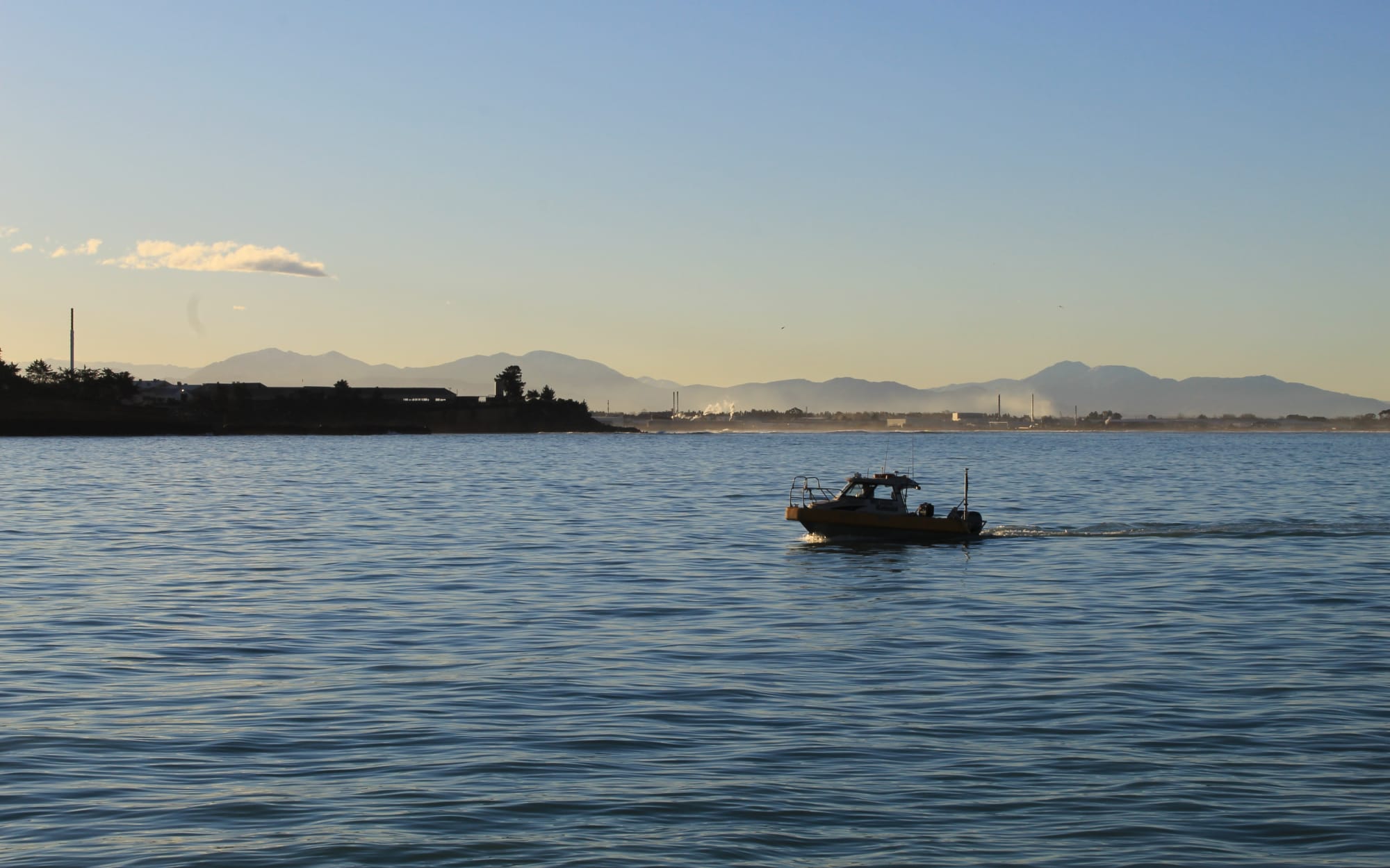 A view of Timaru Port