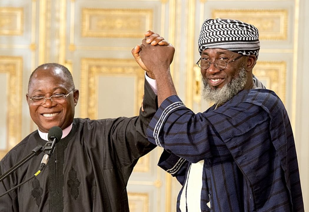 Pastor Dr James Wuye (L) and Imam Dr Muhammad Ashafa