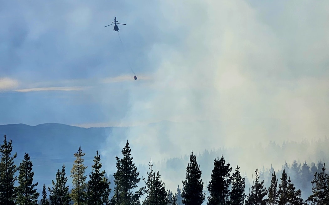 It could take days to extinguish a wildfire burning in a Canterbury pine forest, Fire and Emergency says. Fire crews have been fighting the blaze near Waipara in the Hurunui district since being alerted to it on Thursday night.