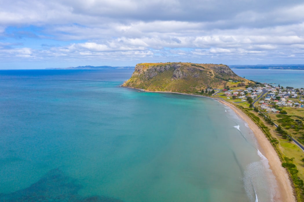 Aerial view of Stanley in Tasmania, Australia