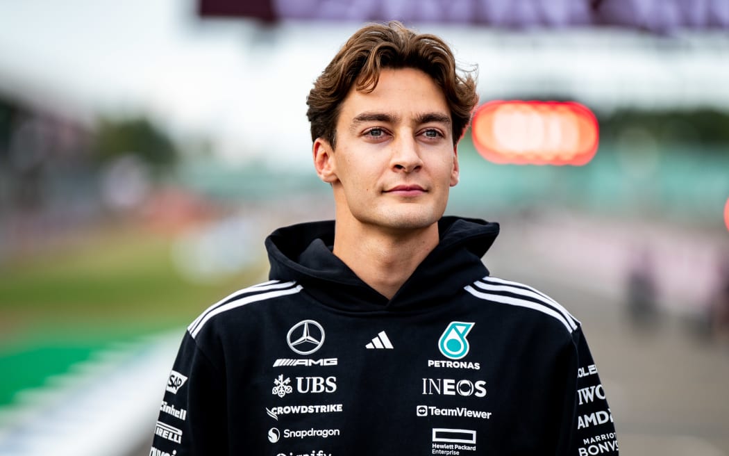 Mercedes driver George Russell.