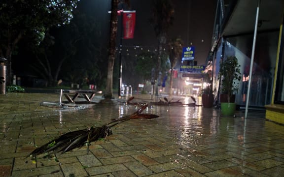Early morning rain in Orewa on 1/2/23