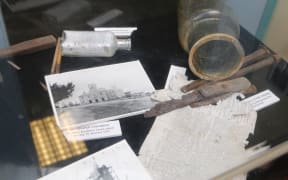 Items found in a time capsule unearthed during the redevelopment of The Auckland High Court.