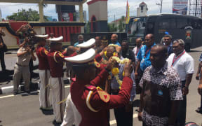 Melanesian Spearhead Group police minister.