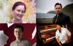 Composers Anonymouz (aka Faiumu Matthew Salapu), Gareth Farr, Eve de Castro-Robinson, Gao Ping are featured in the 'Moments in Time' podcast from SOUNZ