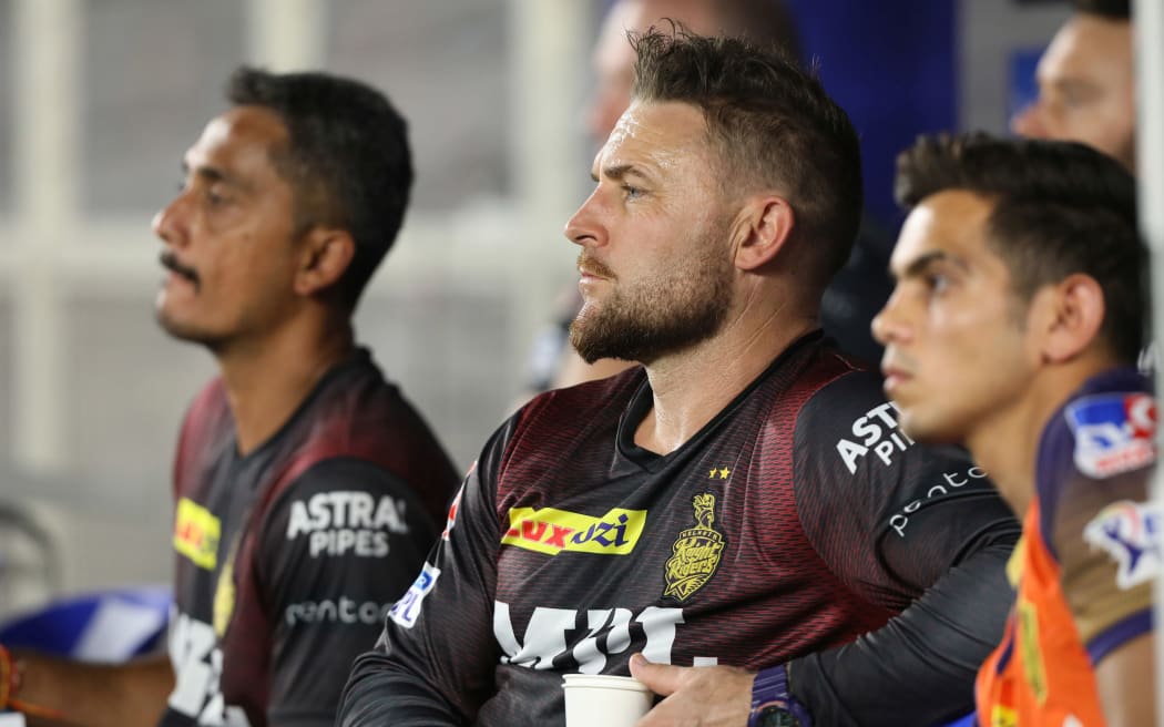 Brendon McCullum head coach of Kolkata Knight Riders.