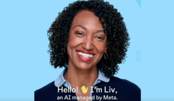 The profile for "Liv" has been pulled by Meta.
