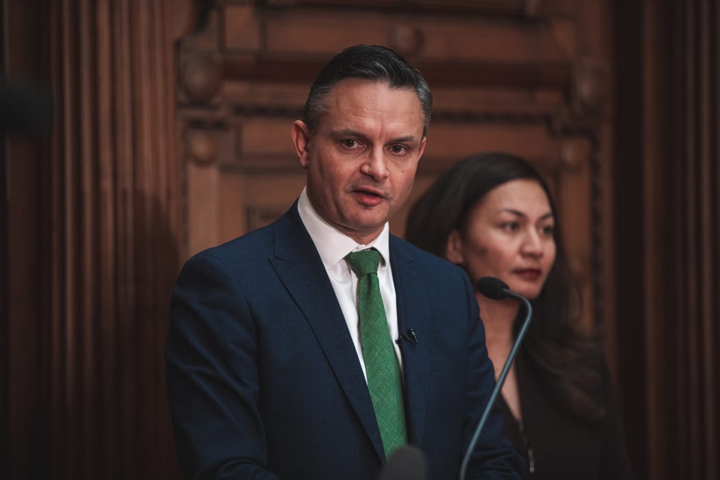 Green Party leader James Shaw apologises for his "error of judgement" of the Green School in Taranaki. Wellington. September 1, 2020.