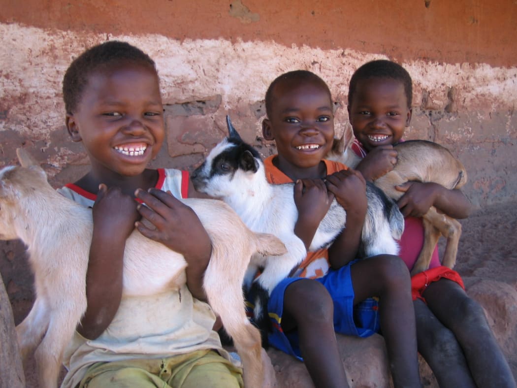 Children and kids in Luangwa-Zambia