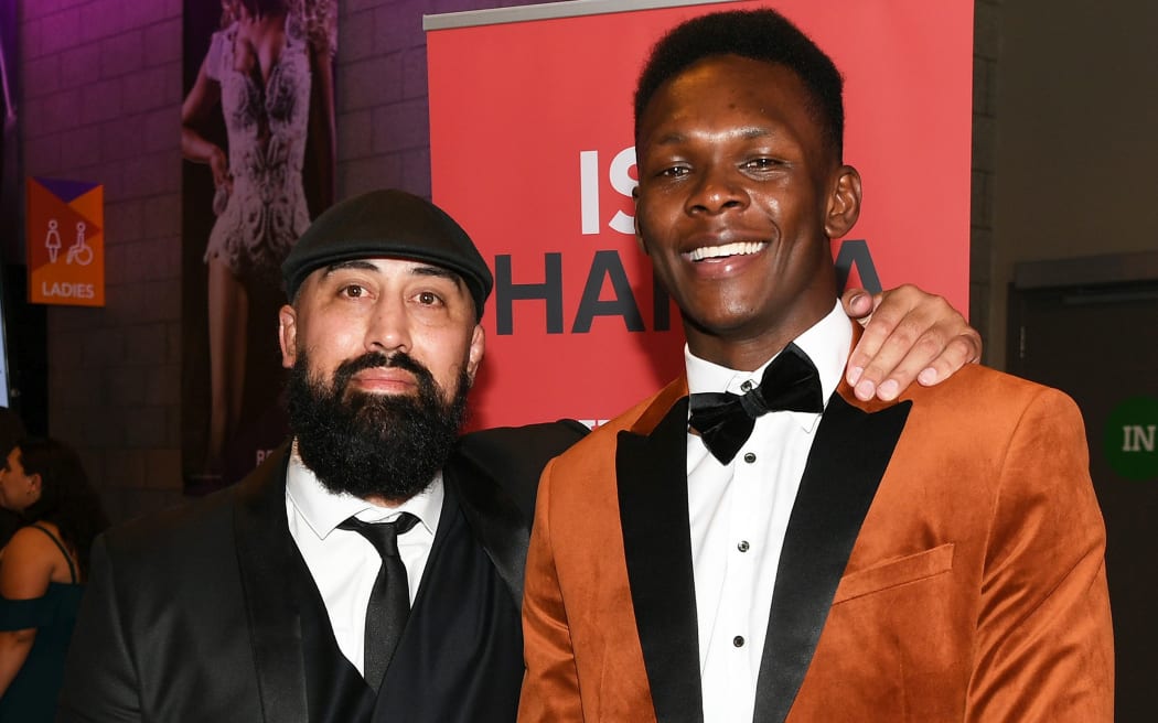 Eugene Bareman (left) and Israel Adesanya.