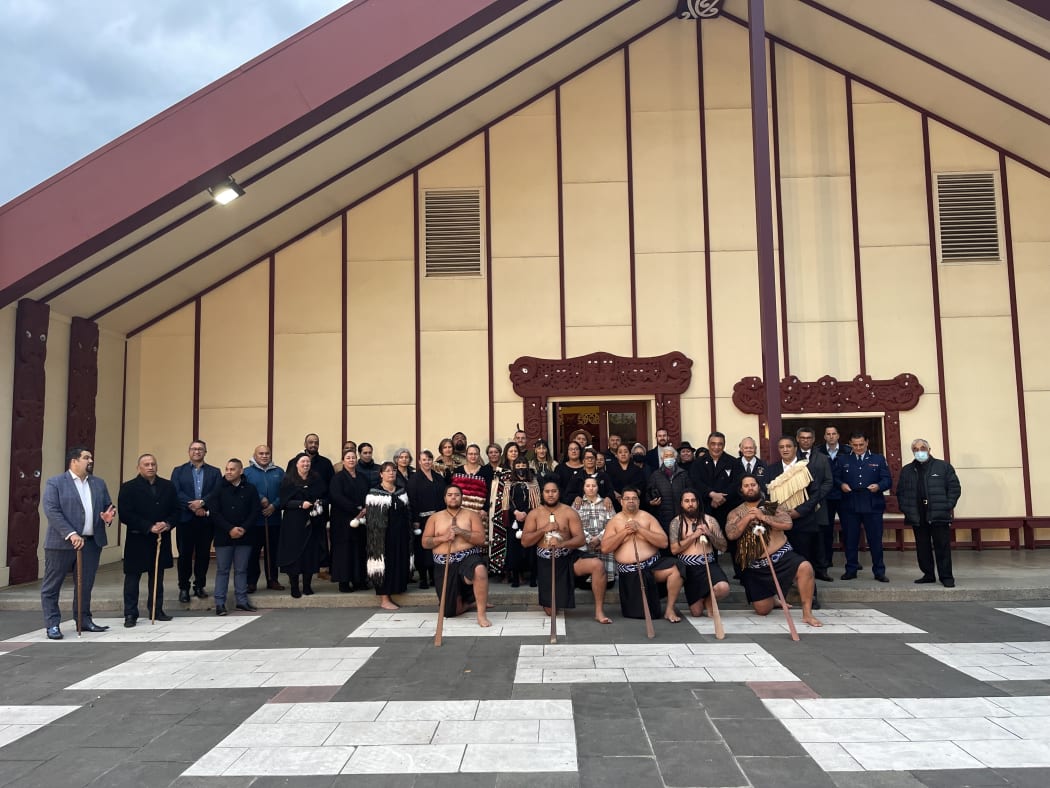 Descendents of Taranaki Whanui and its leaders in Wellington gathered at Pipitea Marae.