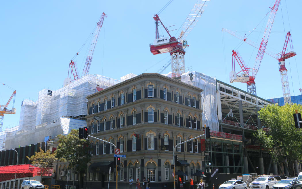 SkyCity Convention Centre construction