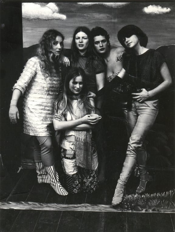 The Wide Mouthed Frogs 1978, Jenny Morris on right