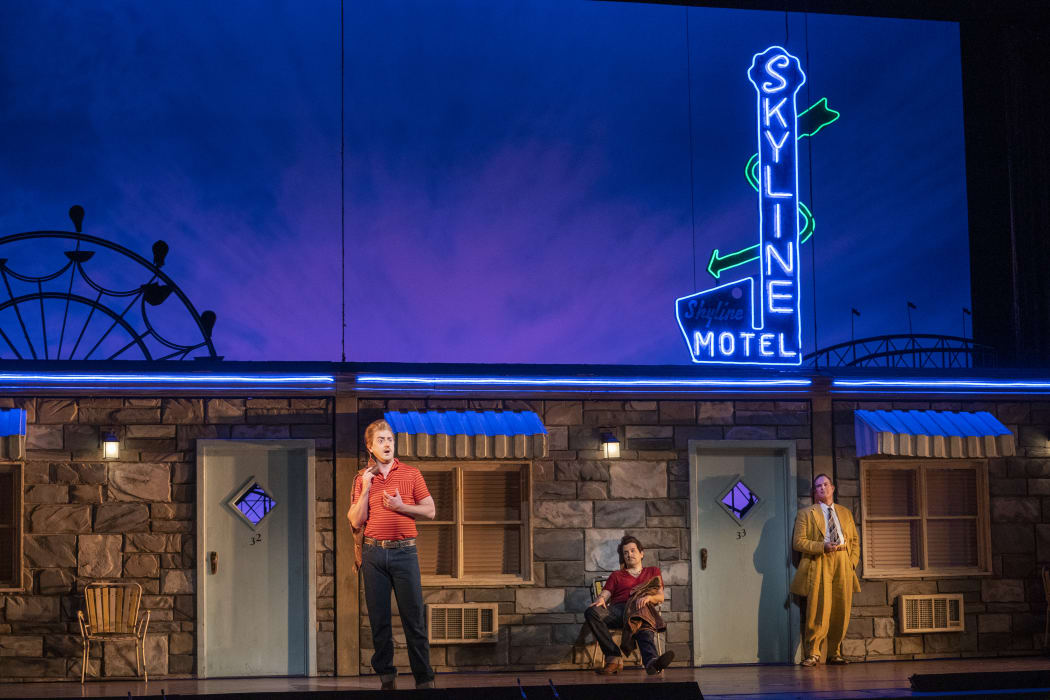 A scene from Cosi fan tutte at The Met
