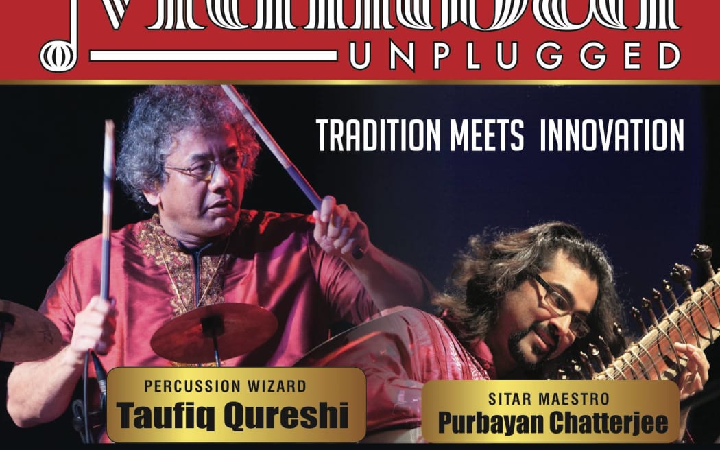 Mumbai Unplugged, a concert featuring Indian musicians Purbayan Chatterjee and Taufiq Qureshi