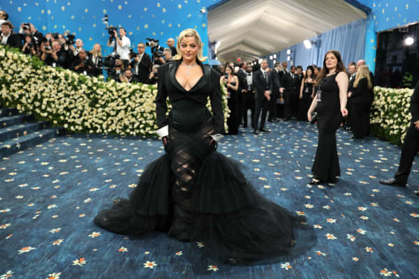 Bebe Rexha attends the 2025 Met Gala Celebrating "Superfine: Tailoring Black Style" at Metropolitan Museum of Art on May 05, 2025 in New York City.