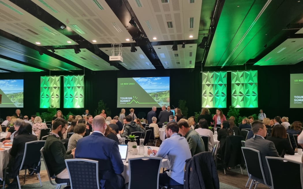 Prime Minister Jacinda Ardern and Tourism Minister Stuart Nash both spoke at Tourism Summit Aotearoa in Hamilton today.