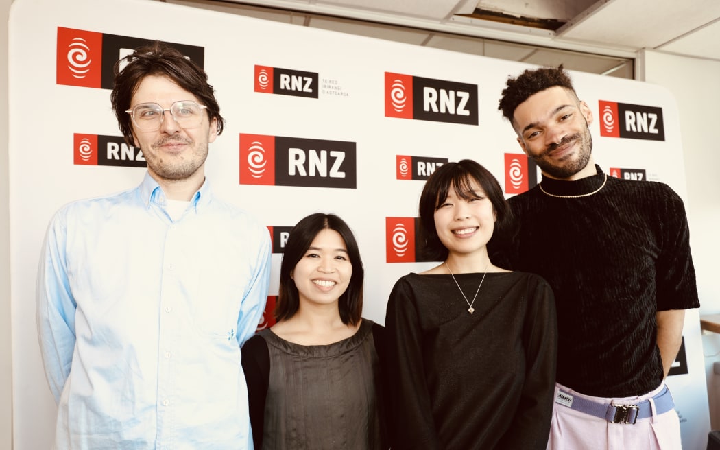 Local band Phoebe Rings, live in the RNZ studio
