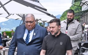 Fiji's President Ratu Wiliame Katonivere has met with Ukraine president Volodymyr Zelensky at the Summit on Peace in Ukraine.