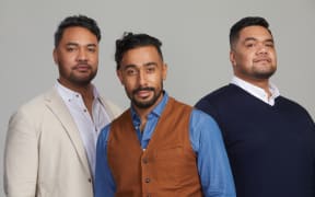 Amitai Pati, Moses Mackay and Pene Pati of Sol3 Mio