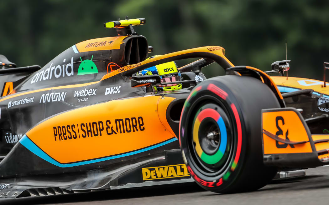 British F1 driver Lando Norris of McLaren.