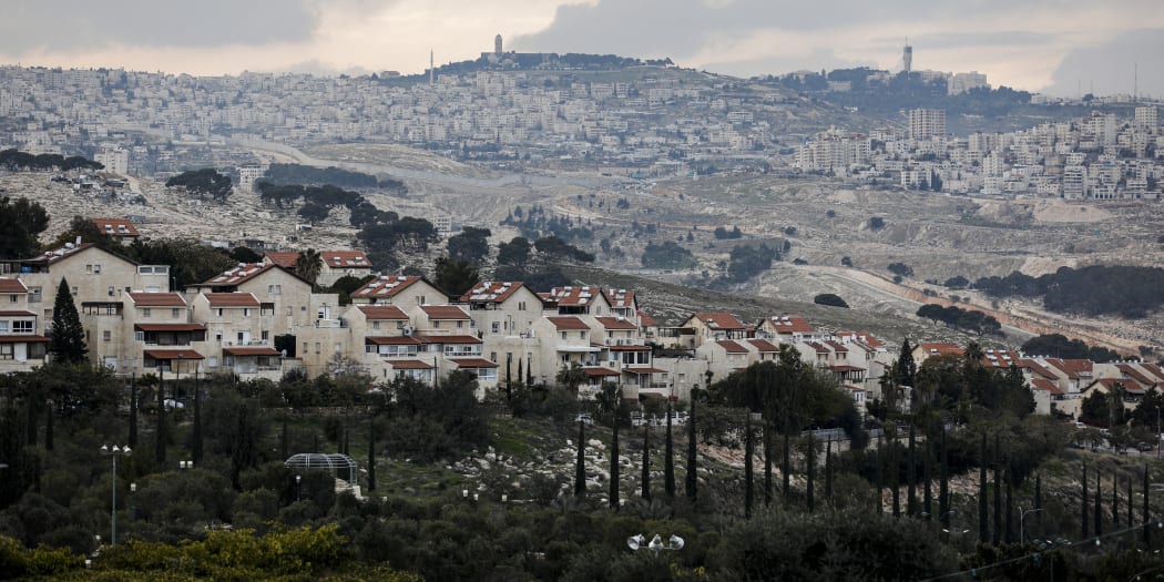 The Israeli settlement of Maale Adumim, Israel's largest in the occupied West Bank.