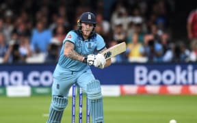 Ben Stokes playing against New Zealand in the one day World Cup final in 2019.